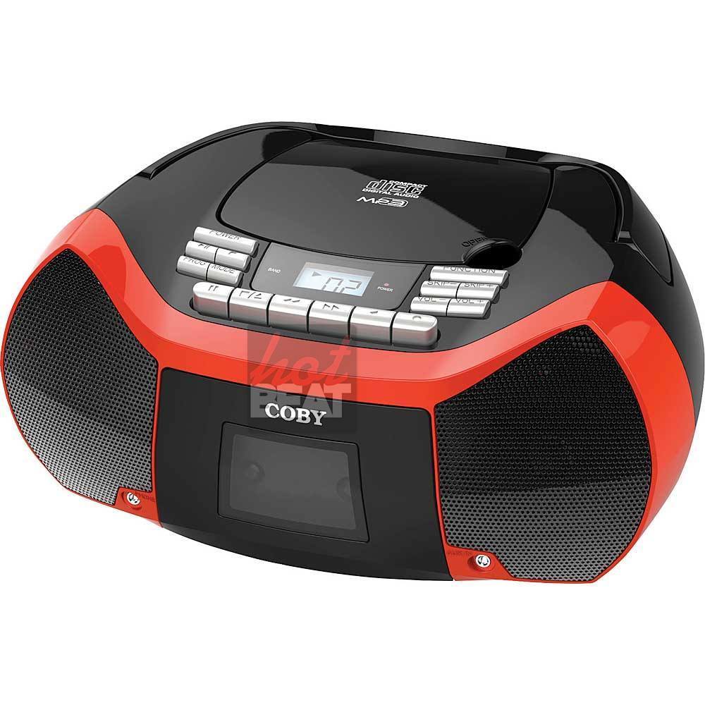 Portable CD/MP3 & Cassette Player with USB and PLL FM radio