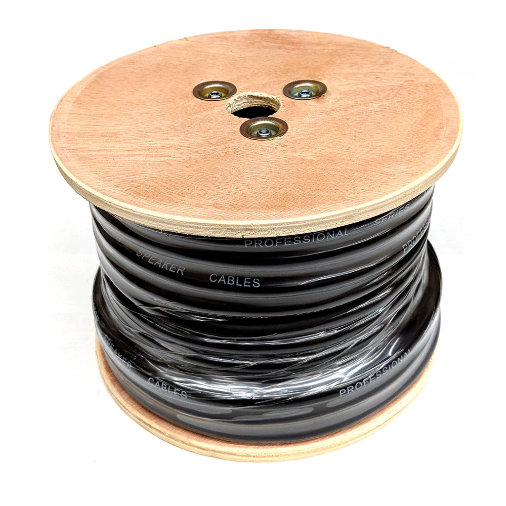 100 ft foot roll 12 GAUGE GA multi conductor PA high power speaker cable 4-wire