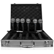 Load image into Gallery viewer, Technical Pro MCZ6PACK 6 Wired Microphones with Digital Processing Set &amp; Cables