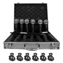 Load image into Gallery viewer, Technical Pro MCZ6PACK 6 Wired Microphones with Digital Processing Set &amp; Cables