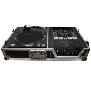 Flight Case for Single Turntable In Battle Mode & 10 Inch or 12 Inch Mixer