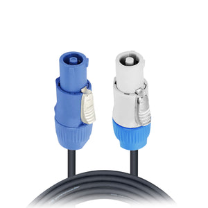 10 Ft. 14 AWG High Performance Power Connection Link Grey Male to Blue Male for Power Connection compatible devices