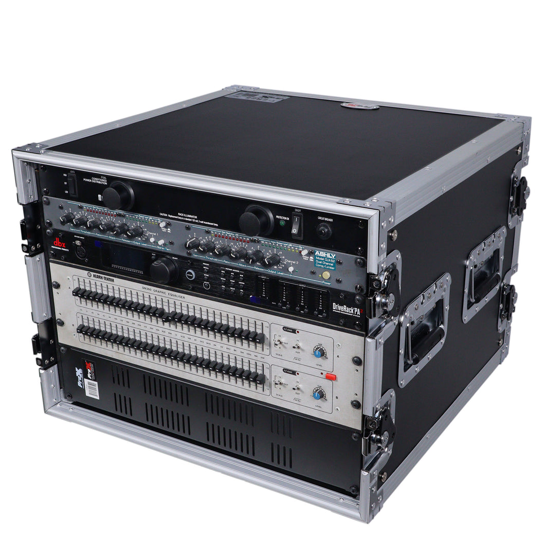 8U Space Amp Rack Mount ATA Flight Case 19