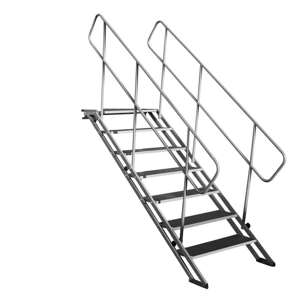 StageQ Heavy Duty Foldable 48 Inch 7-Step Unit