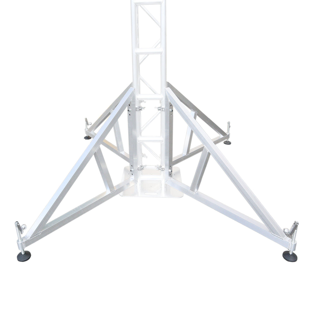 Pair of Vertical truss towers outrigger Leg Stabilizers with 2 clamps for F34 and 12