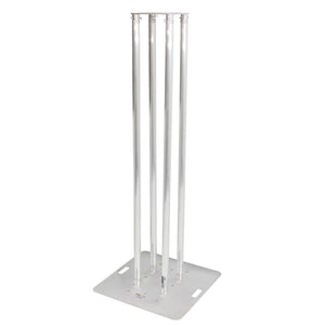 8.20ft Totem Package Includes a 12in Top Plate, 30in Base Plate and Four 2.5m F31 Tubes W-White Scrim Cover