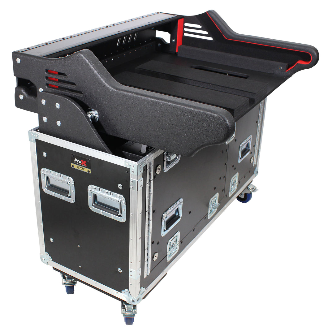 For MIDAS Heritage D Flip-Ready Hydraulic Console Easy Retracting Lifting 2U Rack Space Case by Zcase