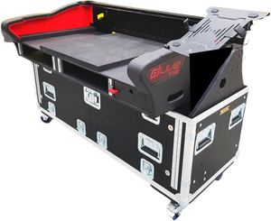 For Allen and Heath DLive S7000 Flip-Ready Hydraulic Console Easy Detachable Lifting Flight Case with wheels by ZCASE