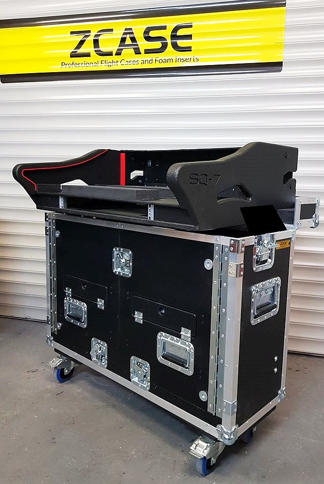 Flip-Ready Easy Detachable Retracting Hydraulic Lift Case for A&H SQ 7 Console by ZCase Custom Order